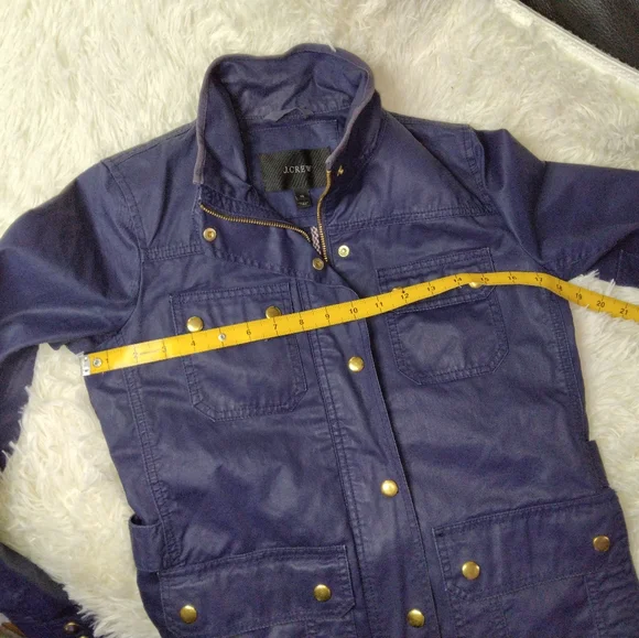 J. Crew Downtown Field Utility Military Relaxed boyfriend fit Jacket Siz…